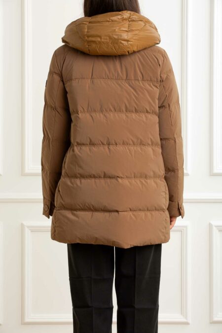 PEUTEREY-PIUMINO CON CAPP. IN CONTRASTO MATERIALE-PYUNIXMLBMATA25 MARRONE 46