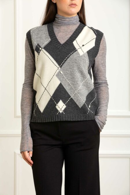 QUILISIA-GILET-QUWL2525 GRIGIO 44