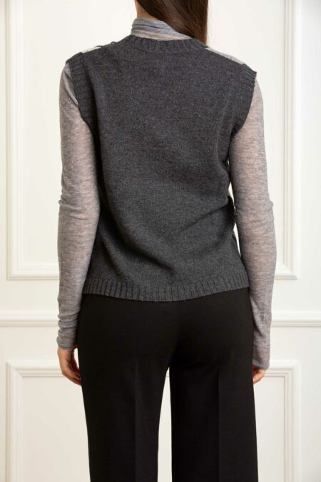 QUILISIA-GILET-QUWL2525 GRIGIO 44