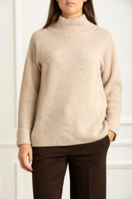 QUILISIA-MAGLIA 100& CHASMIRE-QUWS2596 BEIGE 44