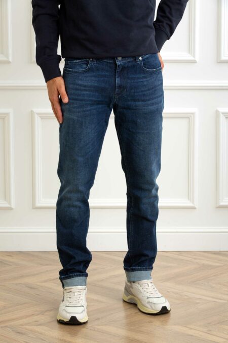 RE-HASH-JEANS RUBENS ZIP-RHP0152D571 BLUE 40