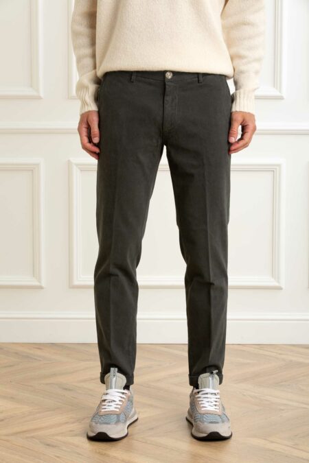 RE-HASH-PANTAL.MUCHA CHINOS C/RISVOLTO-RHP249JM2290 GRAFITE 42