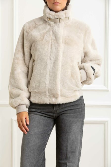 RINO PELLE-ECOPELLICCIA CORTA-RINAMBRAA25 BIRCH 42