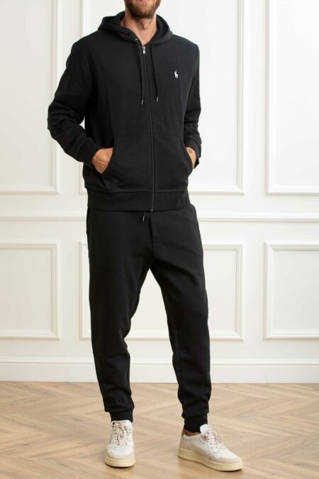 RALPH LAUREN-FELPA CAPP.LSFZHOODM1-LONG SLEEVESWEATSHIRT-RL888282A5 BLACK XXL