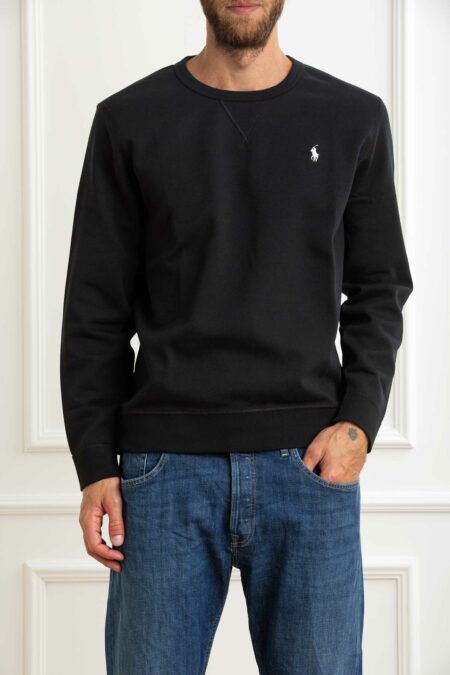 RALPH LAUREN-FELPA GIRO LSCNM6-LONG SLEEVE-SWEATSHIRT-RL888284A5 BLACK S