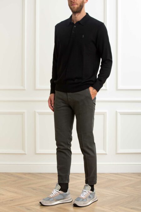 RALPH LAUREN-MAGLIA LSPLKTPP-LONG SLEEVE-PULLOVER-RL941104A5 BLACK XL