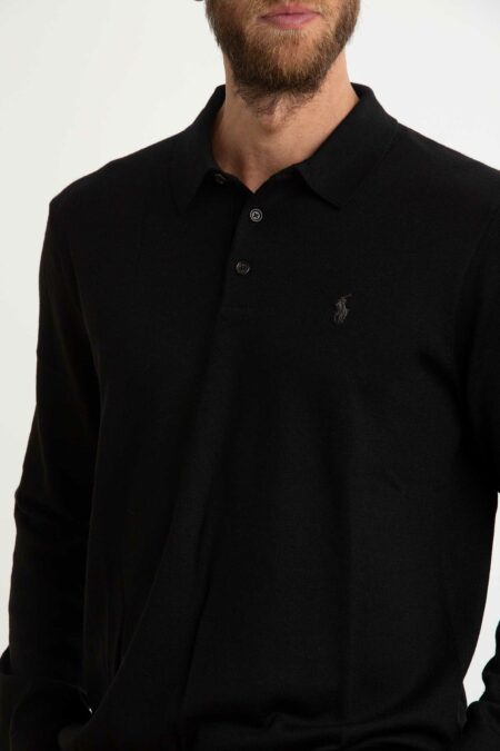 RALPH LAUREN-MAGLIA LSPLKTPP-LONG SLEEVE-PULLOVER-RL941104A5 BLACK XL