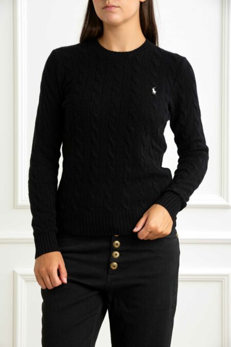 RALPH LAUREN-MAGLIA JULIANNA LONG SLEEVE-RL971865 BLACK XS