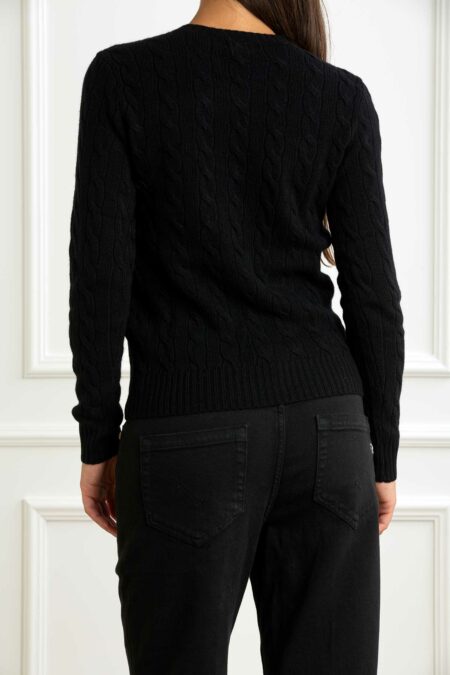 RALPH LAUREN-MAGLIA JULIANNA LONG SLEEVE-RL971865 BLACK XS