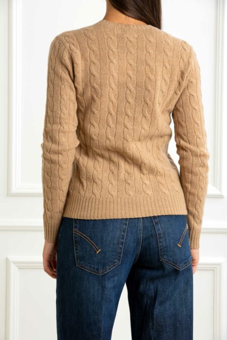 RALPH LAUREN-MAGLIA JULIANNA LONG SLEEVE-RL971865 CAMMELLO XS