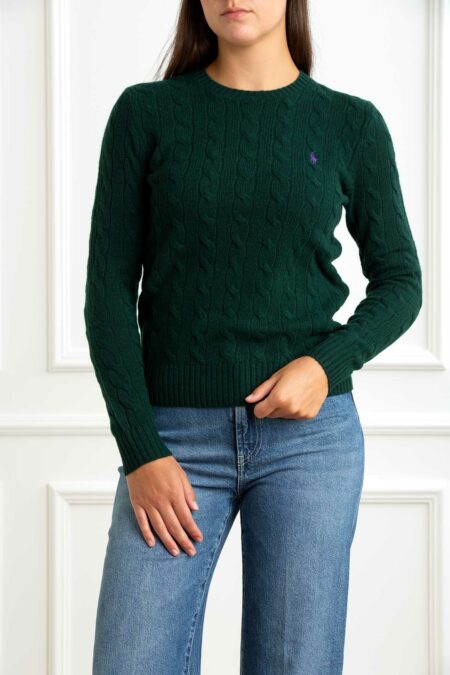 RALPH LAUREN-MAGLIA JULIANNA LONG SLEEVE-RL971865 VERDE S
