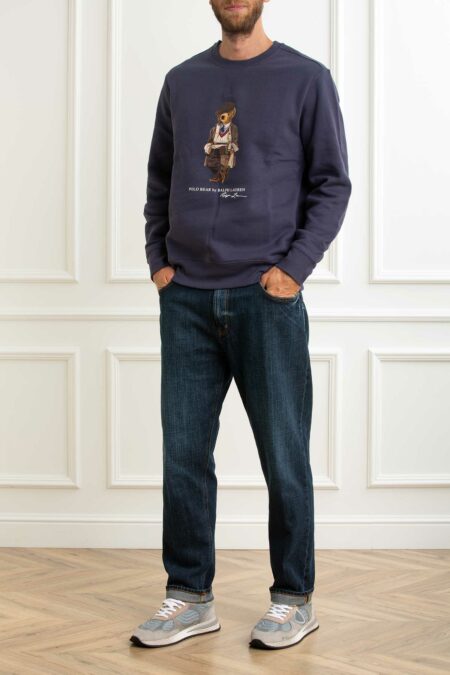 RALPH LAUREN-FELPA GIRO LSCNM4-LONG SLEEVE-SWEATSHIRT-RL980305 BLUE XL