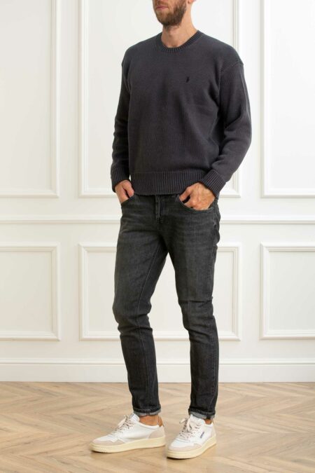 RALPH LAUREN-MAGLIA LSCNPP-LONG SLEEVE-PULLOVER-RL981614 BLACK M