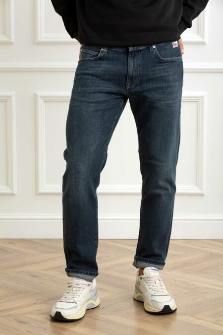 ROY ROGER'S-JEANS 517 ELASTIC FOXRUN BLACK-RYRRU075D4371876 BLACK 40