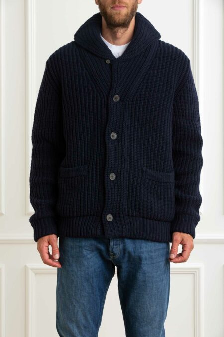 SEBAGO-GIACCA IN MAGLIA-SE71131CW BLUE S