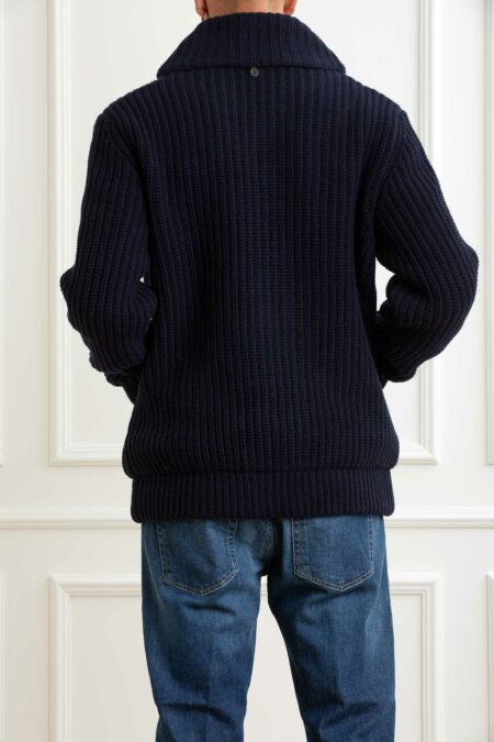 SEBAGO-GIACCA IN MAGLIA-SE71131CW BLUE S