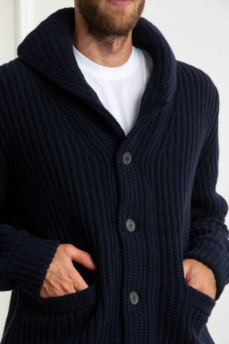 SEBAGO-GIACCA IN MAGLIA-SE71131CW BLUE S