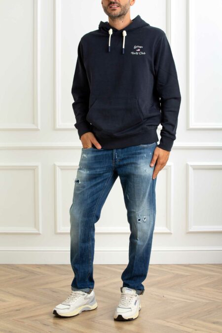 SEBAGO-FELPA CAPP.BLANCHARD-SE78118QW BLUE S