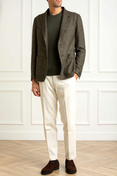 TAGLIATORE-GIACCA LANA SETA COTONE MONTECARLO-TA1SMC26KAIC90044 VERDE 52