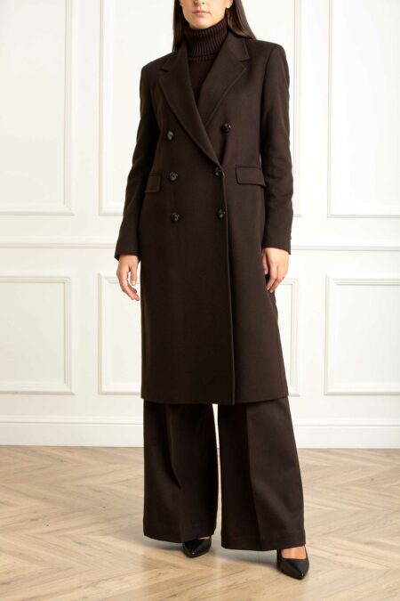 TAGLIATORE-CAPPOTTO LANA KASHMIR DOPPIO PETTO-TACMERYL350001 MORO 46