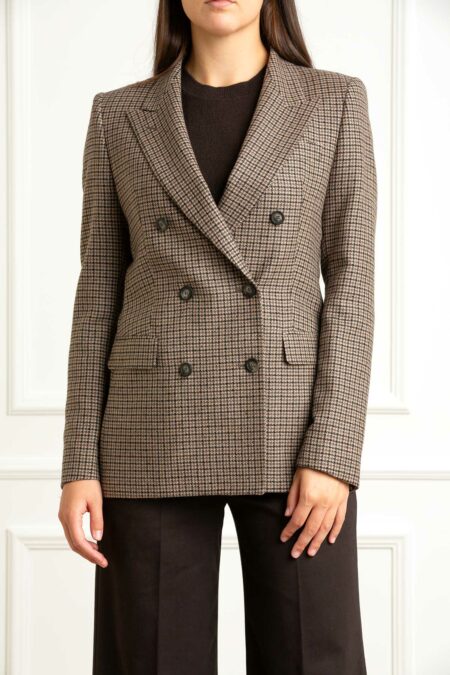 TAGLIATORE-GIACCA QUADRO DOPPIO PETTO-TAJPARIGI10B340329 FANTASIA 44