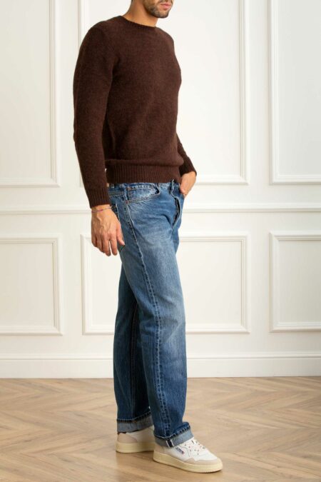 TELA GENOVA-JEANS DAVIDE REGULAR-TELADAVMTUD023 DENIM 36