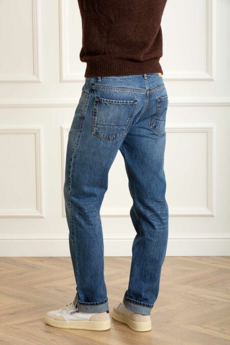 TELA GENOVA-JEANS DAVIDE REGULAR-TELADAVMTUD023 DENIM 36