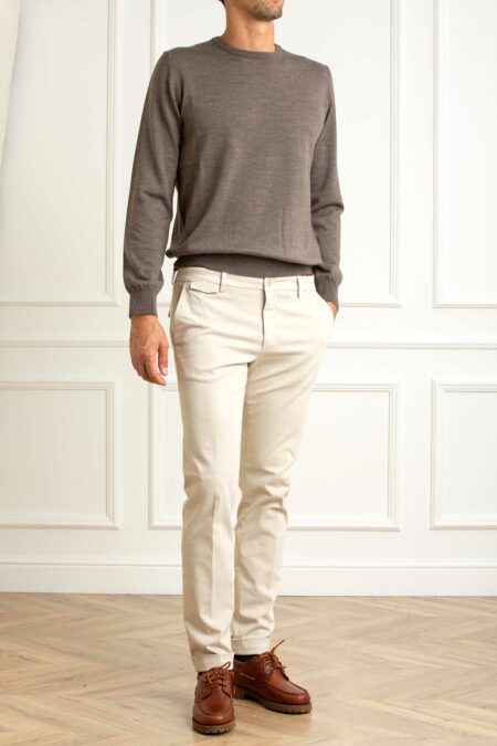 TELERIA ZED-PANTALONE EDWARD-TZEDWARDQS ECRU 35