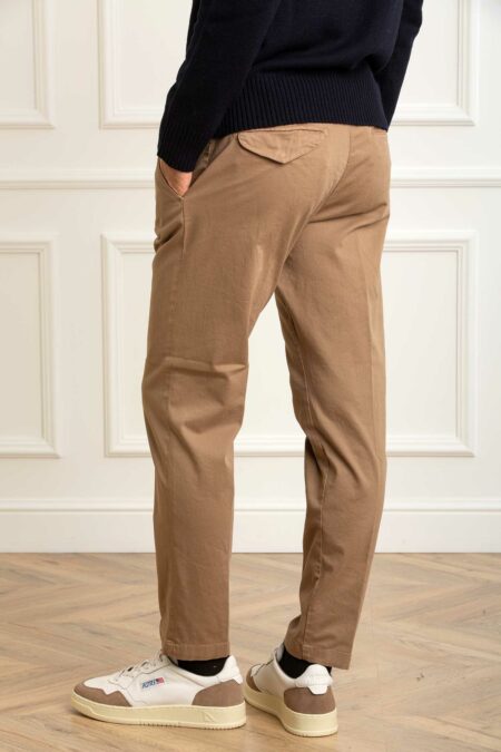 WHITE SAND-PANTALONE COTONE F18-WH25SWU6605 TORTORA 52