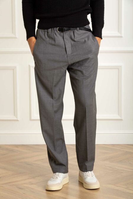 WHITE SAND-PANTALONE LANA F20-WH25WSU68106 GRIGIO 52