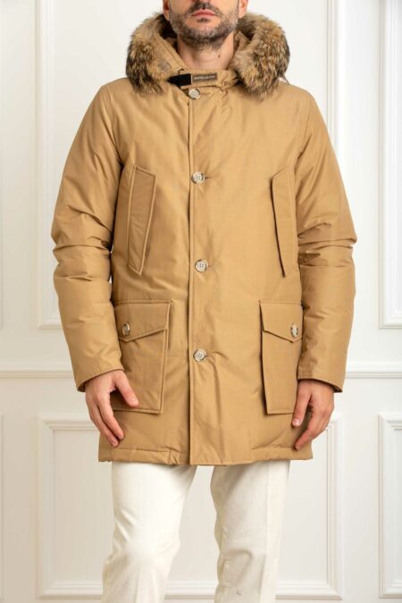 WOOLRICH-PARKA ARCTIC DETACHABLE FUR-WWCFWOOU0482MRUT0001 KHAKI XL