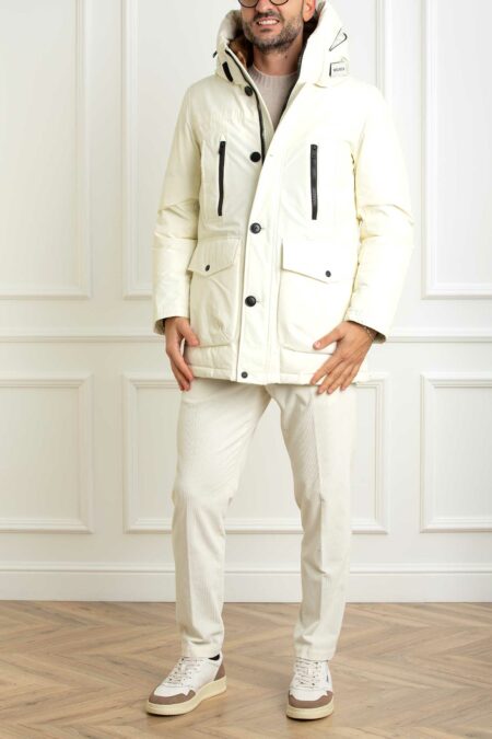 WOOLRICH-PARKA RAMAR ARCTIC-WWCFWOOU0866MRUT0001 WHITE S