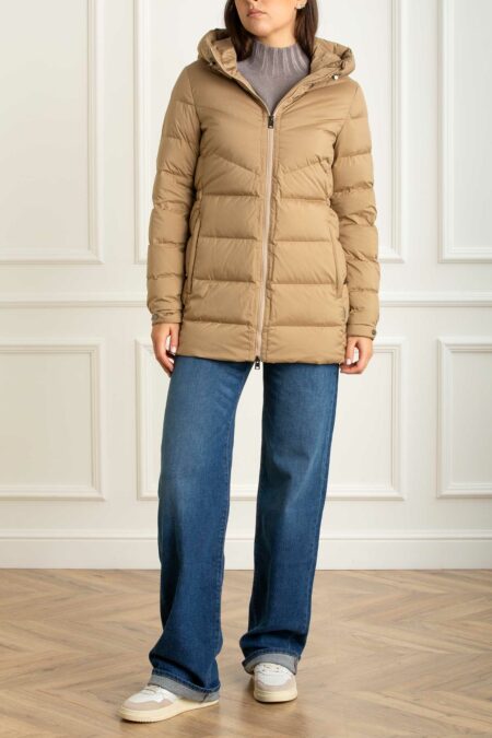 WOOLRICH-GIUBBINO LUNGO SHIRLEY-WWCFWWOU2014FRUT5007 CORNSTALK XS