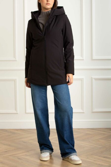 WOOLRICH-PARKA NEW FIRTH DOWN-WWCFWWOU2045FRUT3496 BLACK XS