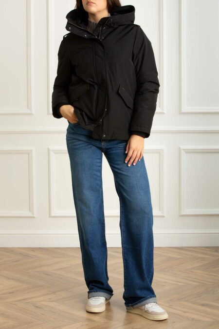 WOOLRICH-GIUBBINO MILITARY JKT-WWCFWWOU2075FRUT0001 BLACK XS