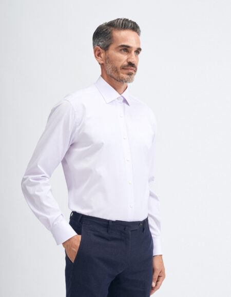 XACUS-CAMICIA TWILL EVOLUTION-XA11209333CC LIL 45