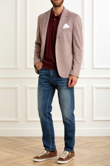 DANIELE ALESSANDRINI-GIACCA PIED P.-ALDA1FW26G031 BORDO 52