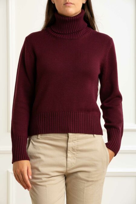 ALPHA-MAGLIA DOLCEVITA M/L 100% MERINOS-APAD4121G CILIEGIA 44