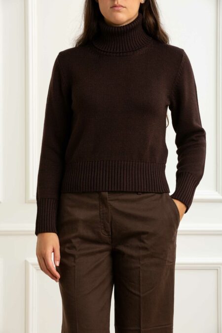 ALPHA-MAGLIA DOLCEVITA M/L 100% MERINOS-APAD4121G MORO 42