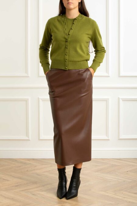 ALPHA-REBECCA CROP M/LUNGA-APAD4151E PISTACCHIO 46