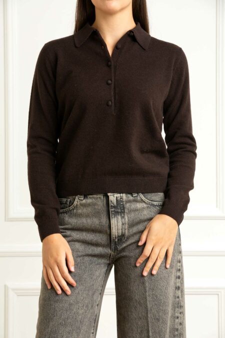 ALPHA-POLO M/LUNGA-APAD4152B MORO 46