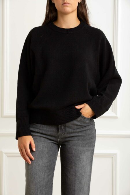 ALPHA-GIROCOLLO RAGLAN M/L-APAD4160C NERO 42