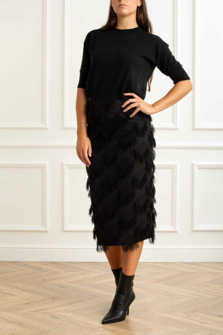 ALPHA-GONNA LONGUETTE-APAD4651M NERO 46