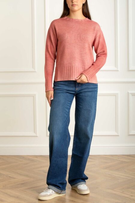 AROVESCIO-PARICOLLO RASATO ML STAMPA AEROGRAFO-ARW151903 BLUSH 42