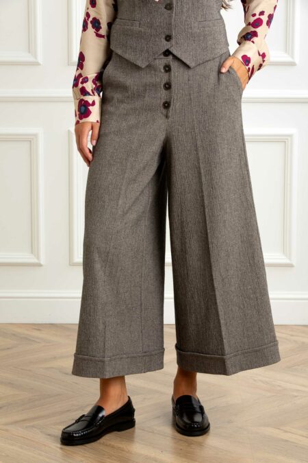 ALESSIA SANTI-PANTALONE-AS521SD25016 GRIGIO 44