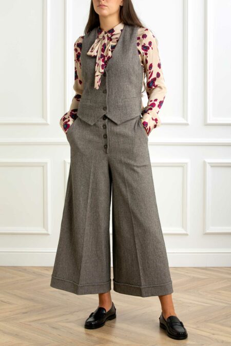 ALESSIA SANTI-PANTALONE-AS521SD25016 GRIGIO 44