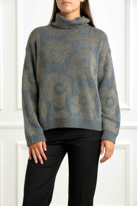 ALESSIA SANTI-MAGLIA DOLCEVITA-AS521SD53045 GRIGIOCHIA 3