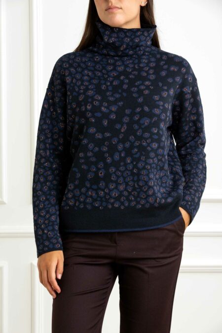 ALESSIA SANTI-MAGLIA DOLCEVITA-AS521SD53051 BLU 0