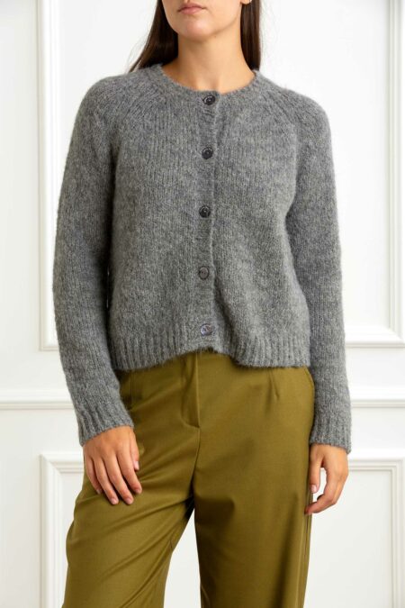 ALESSIA SANTI-CARDIGAN-AS521SD53070 GRIGIO 3