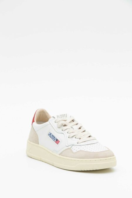 AUTRY-SCARPA MEDALIST LOW MAN-AUAULMLS43A25 WHTRED 44